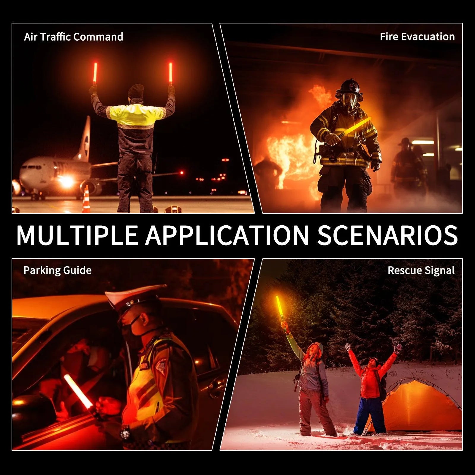 WF-501D Traffic Wand Flashlight - UltraFire