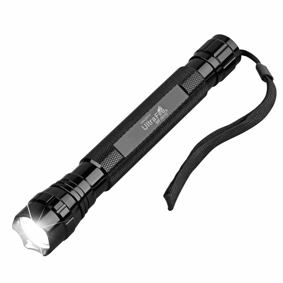 UltraFire WF-501D Slim LED Tactical Flashlight | 1300LM Police Light