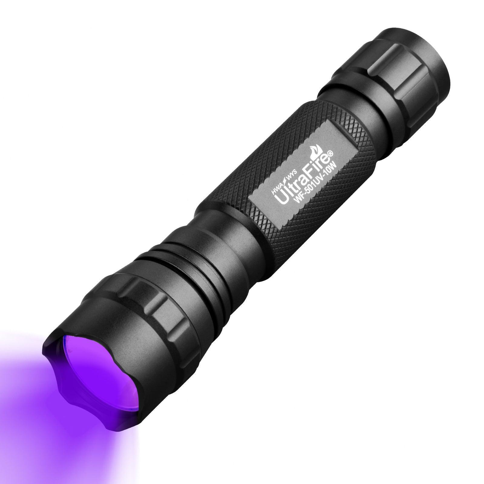UltraFire WF-501UV Flashlight Black Light 395nm 10W Only Flashlight (395nm)