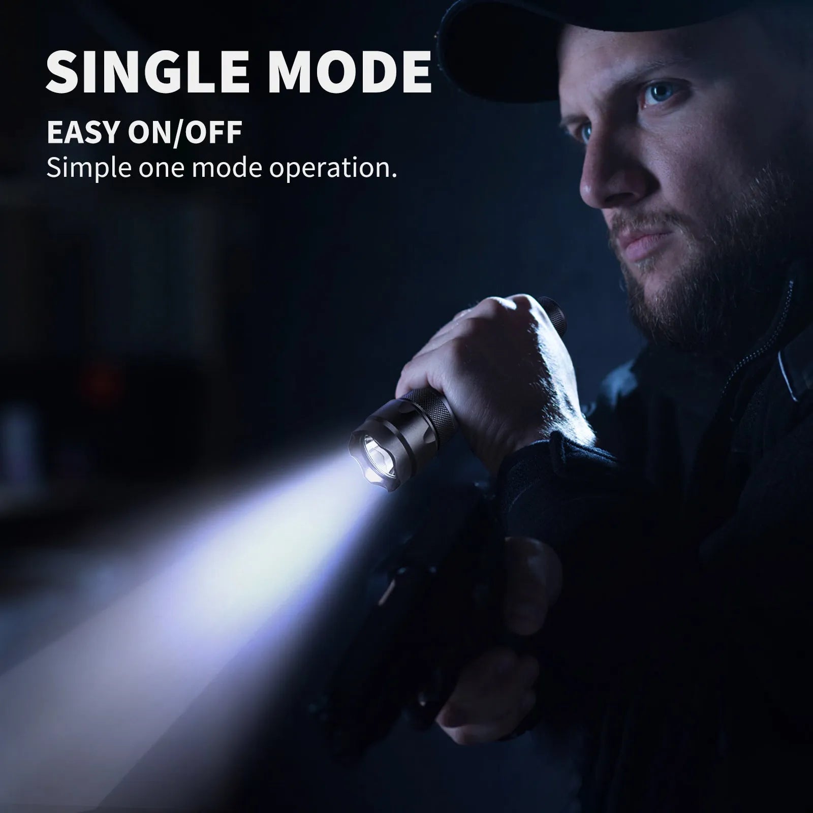 WF-502B Tactical Flashlight With Holster - UltraFire