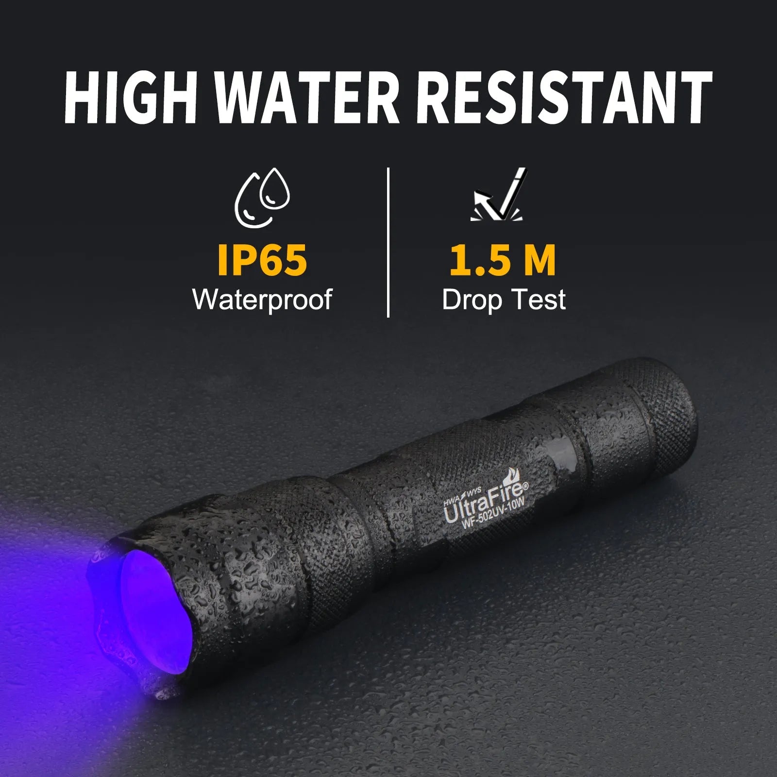 UltraFire WF-502UV UV Flashlight UltraFire WF-502UV UV Flashlight