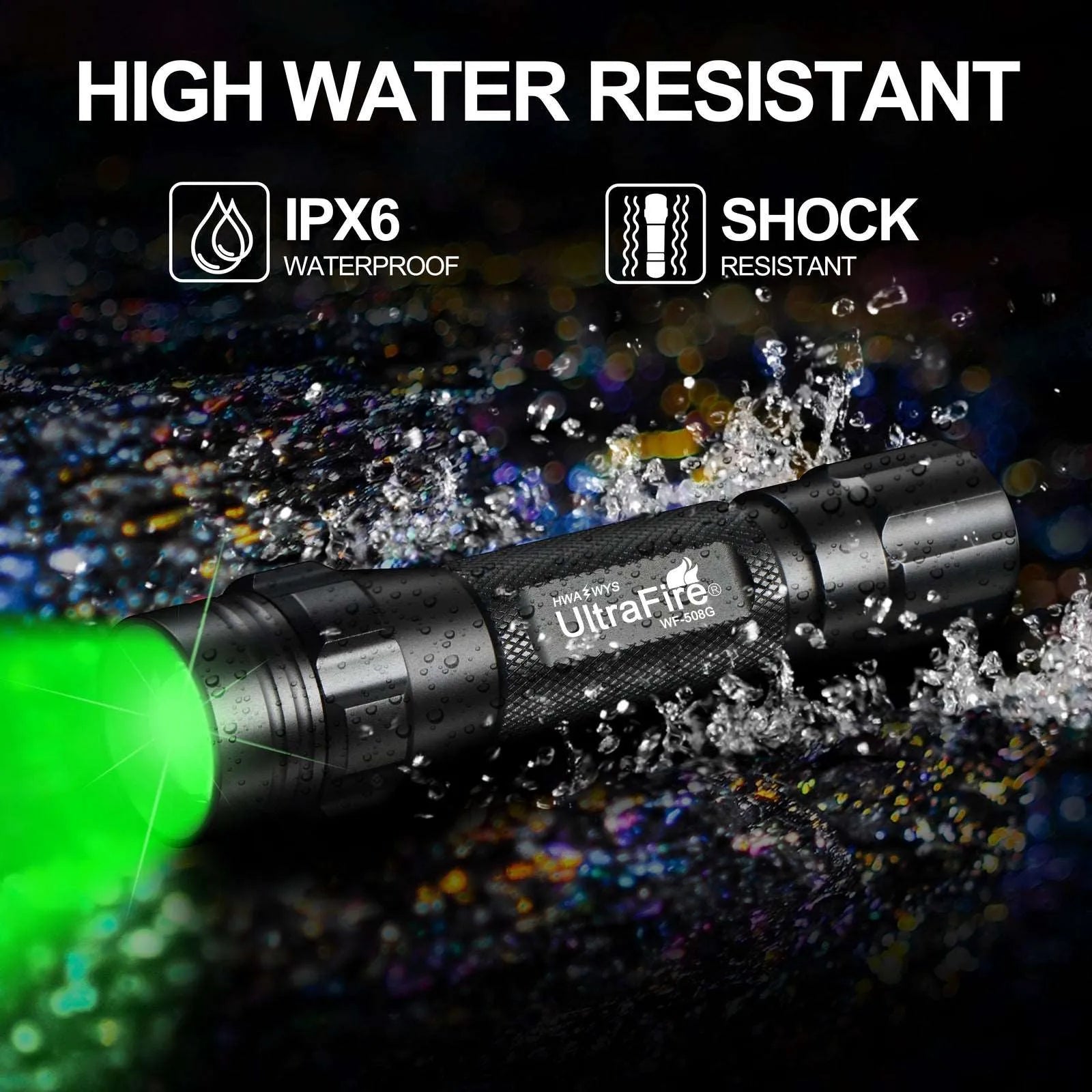 UltraFire WF-508G/R/IR Zoom Hunting