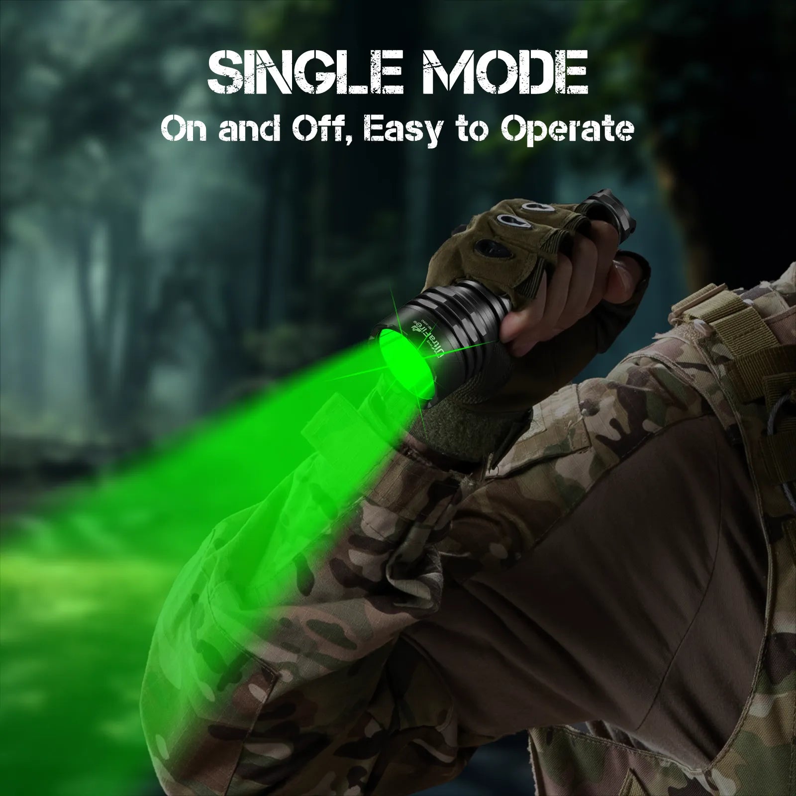 WF-509G Green LED Hunting Flashlight - UltraFire