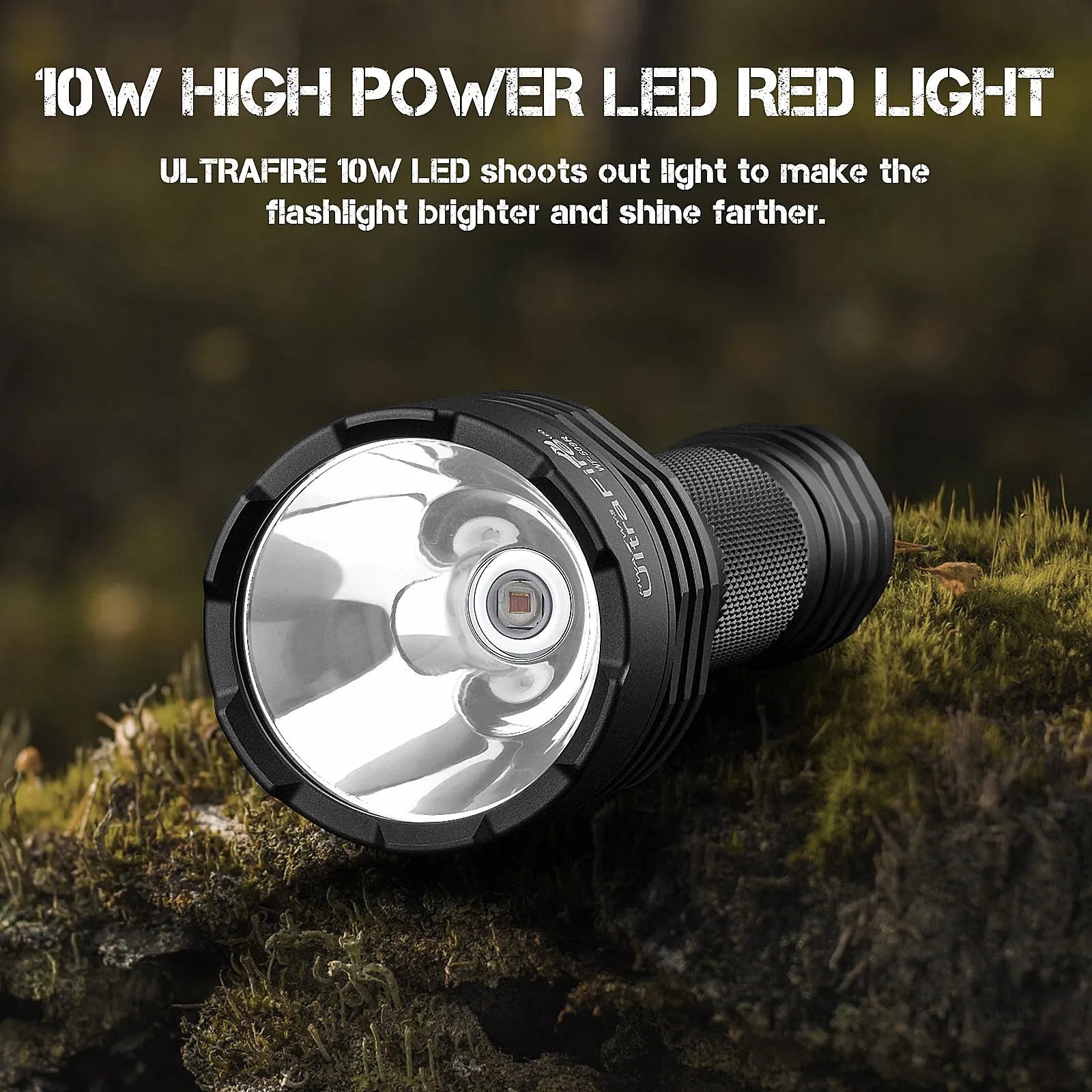 WF-509R Red LED Hunting Flashlight - UltraFire