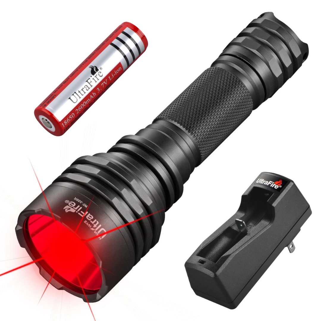 WF-509R Red LED Hunting Flashlight - UltraFire