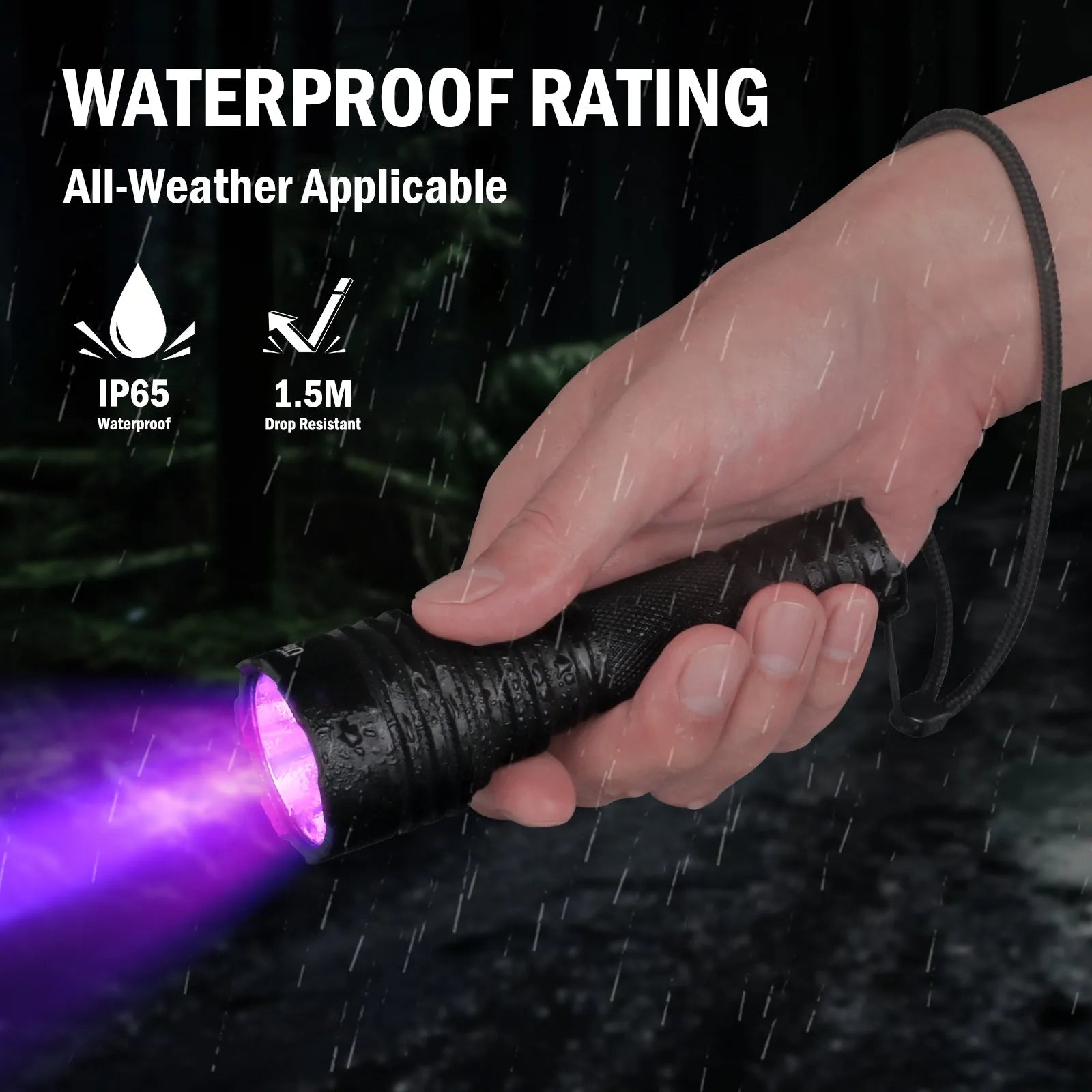 WF-509UVN Flashlight (395nm 10W) - UltraFire
