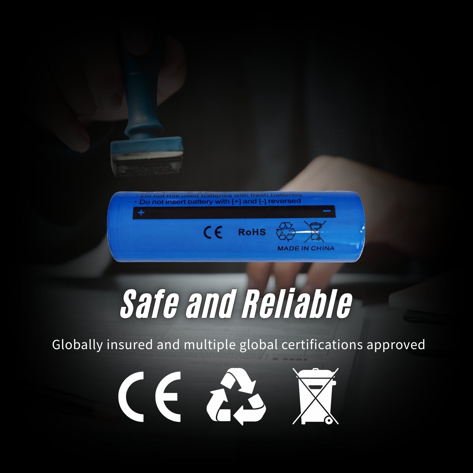 UltraFire® 21700 Rechargeable Flattop Battery