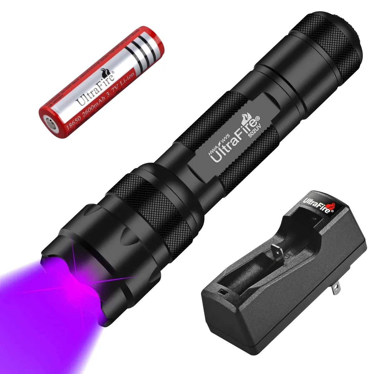 UltraFire502UVFlashlight395nmZoomablePetStainDetector_BlacklightTorch_1 - UltraFire