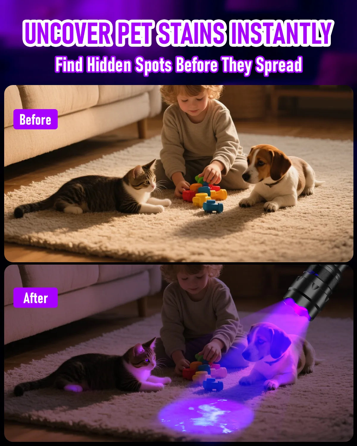 UltraFire502UVFlashlight395nmZoomablePetStainDetector_BlacklightTorch_3 - UltraFire