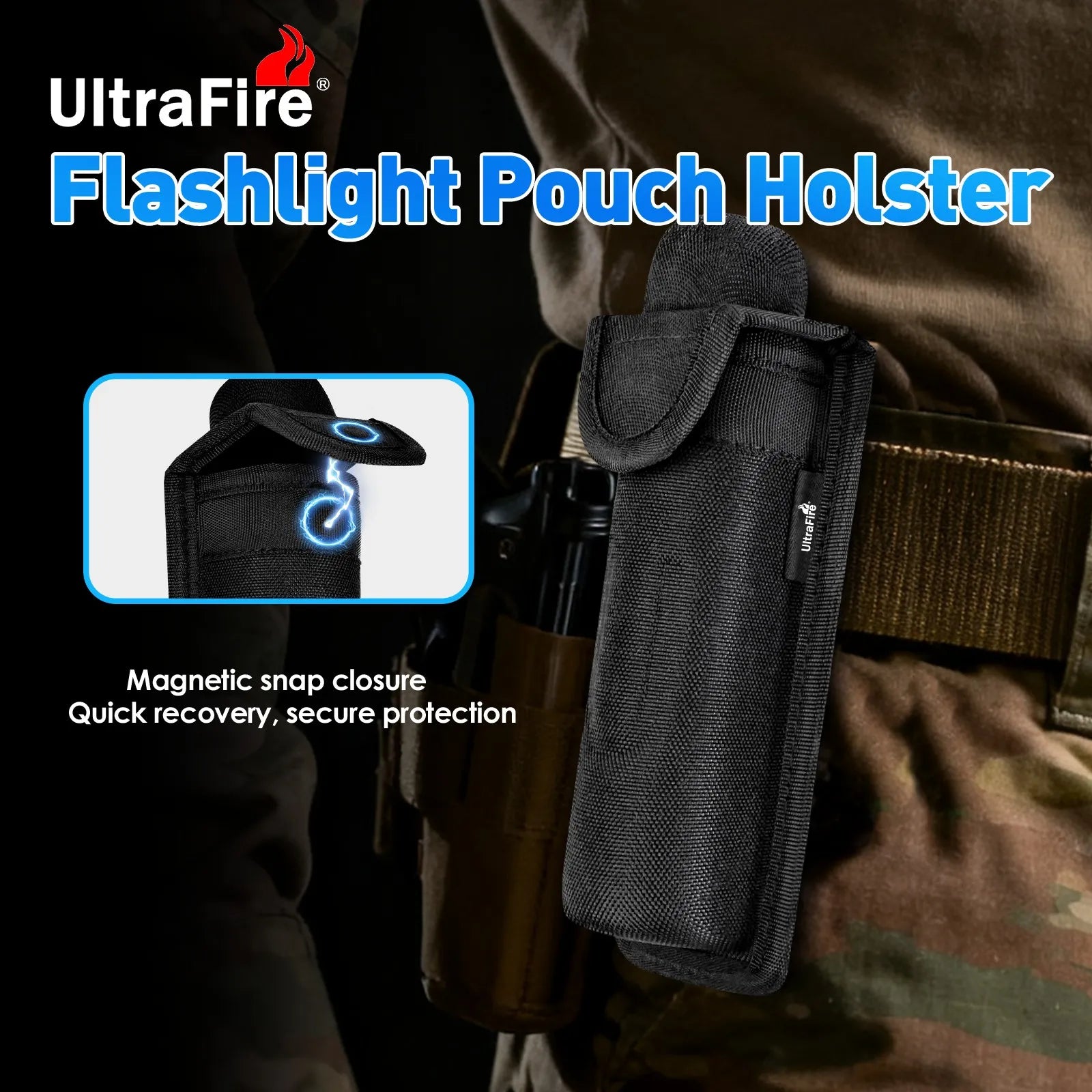 UltraFire 67 Magnetic Flashlight Holster