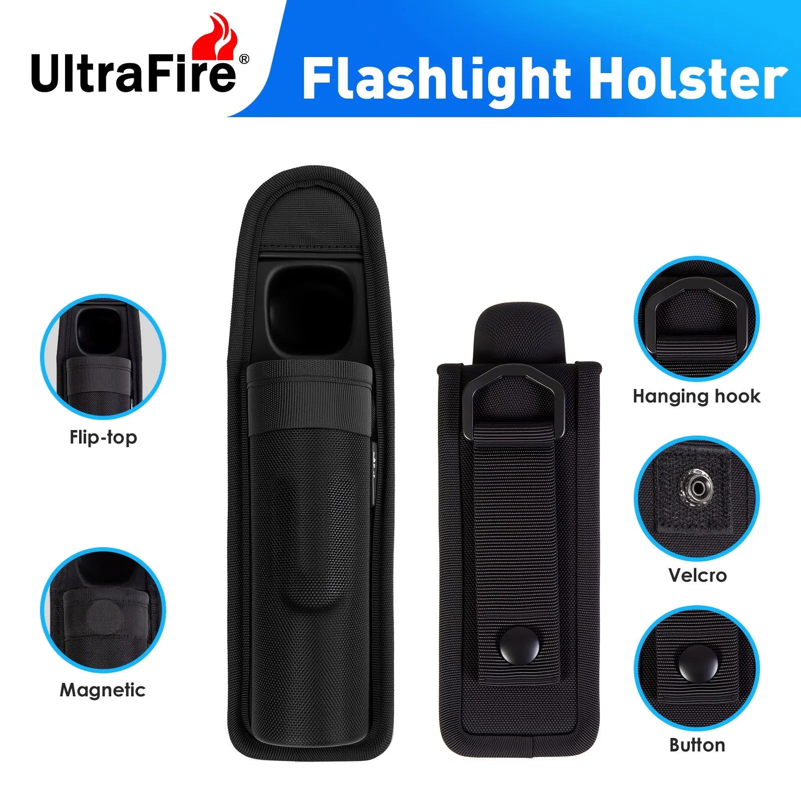 UltraFire 67 Magnetic Flashlight Holster