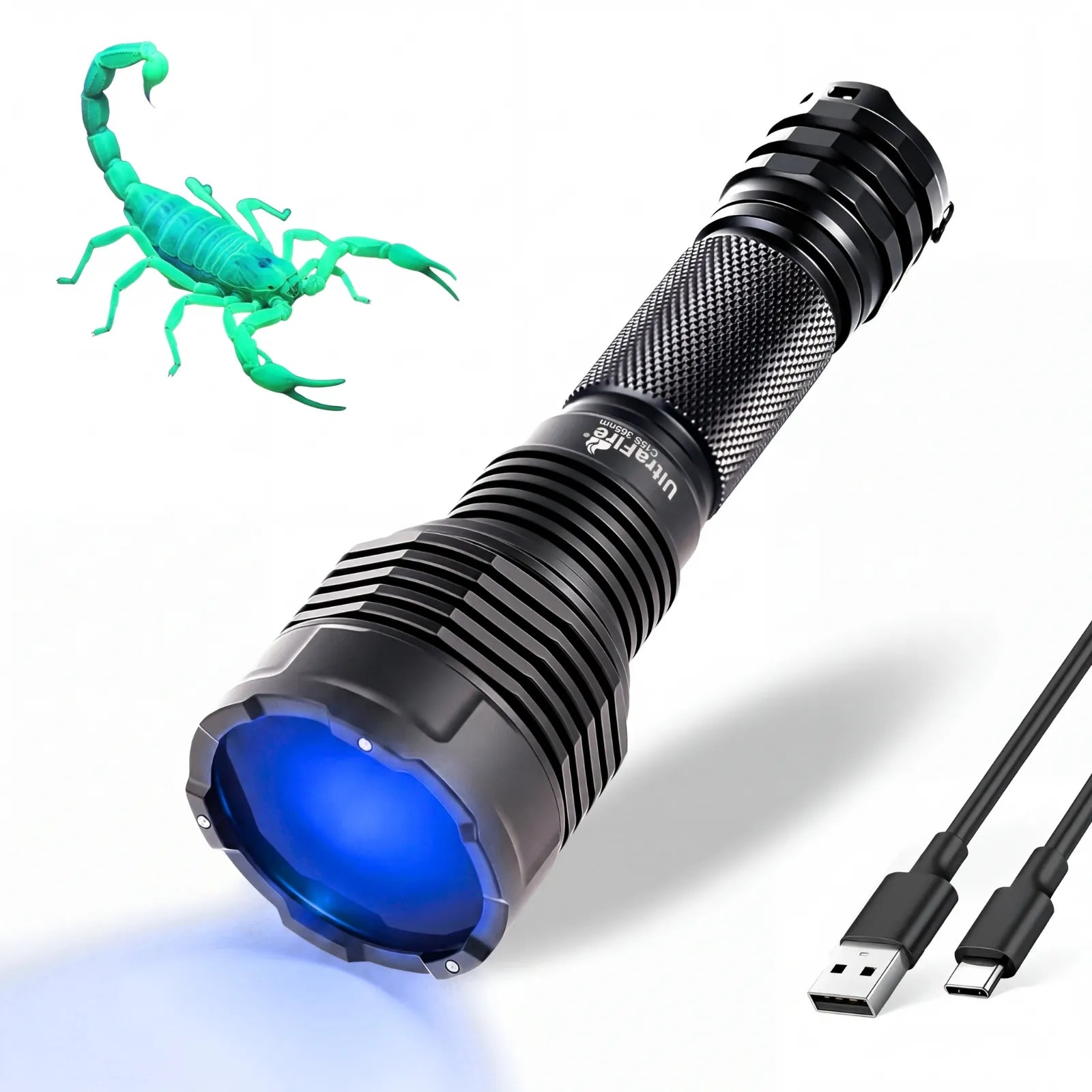 Linterna UV UltraFire® C15S 365nm