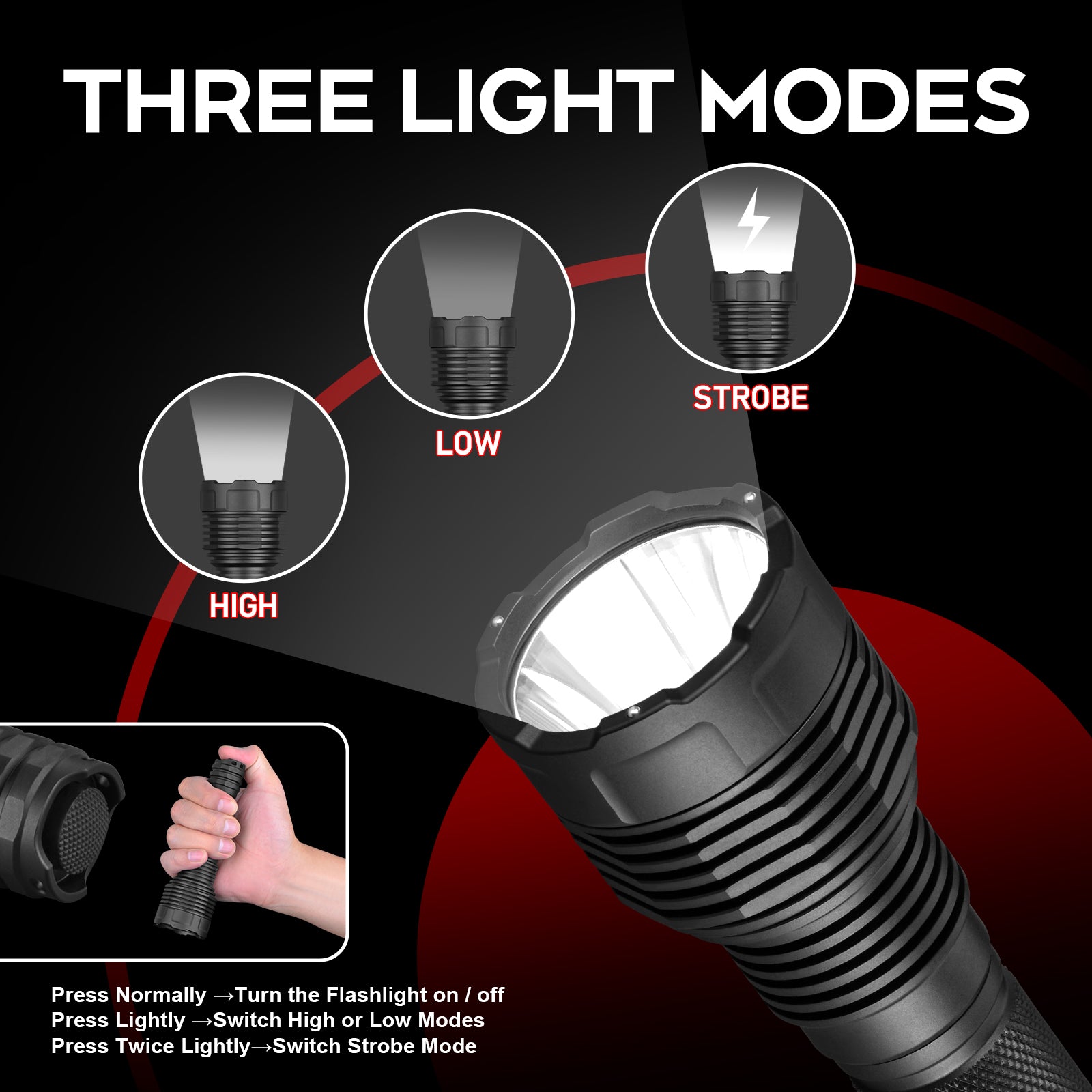 UltraFire C15S Tactical Flashlight