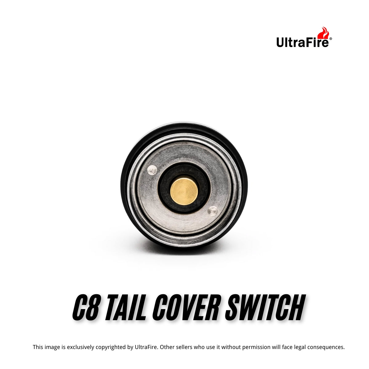 UltraFire TCS Flashlight Tail Cover Switch