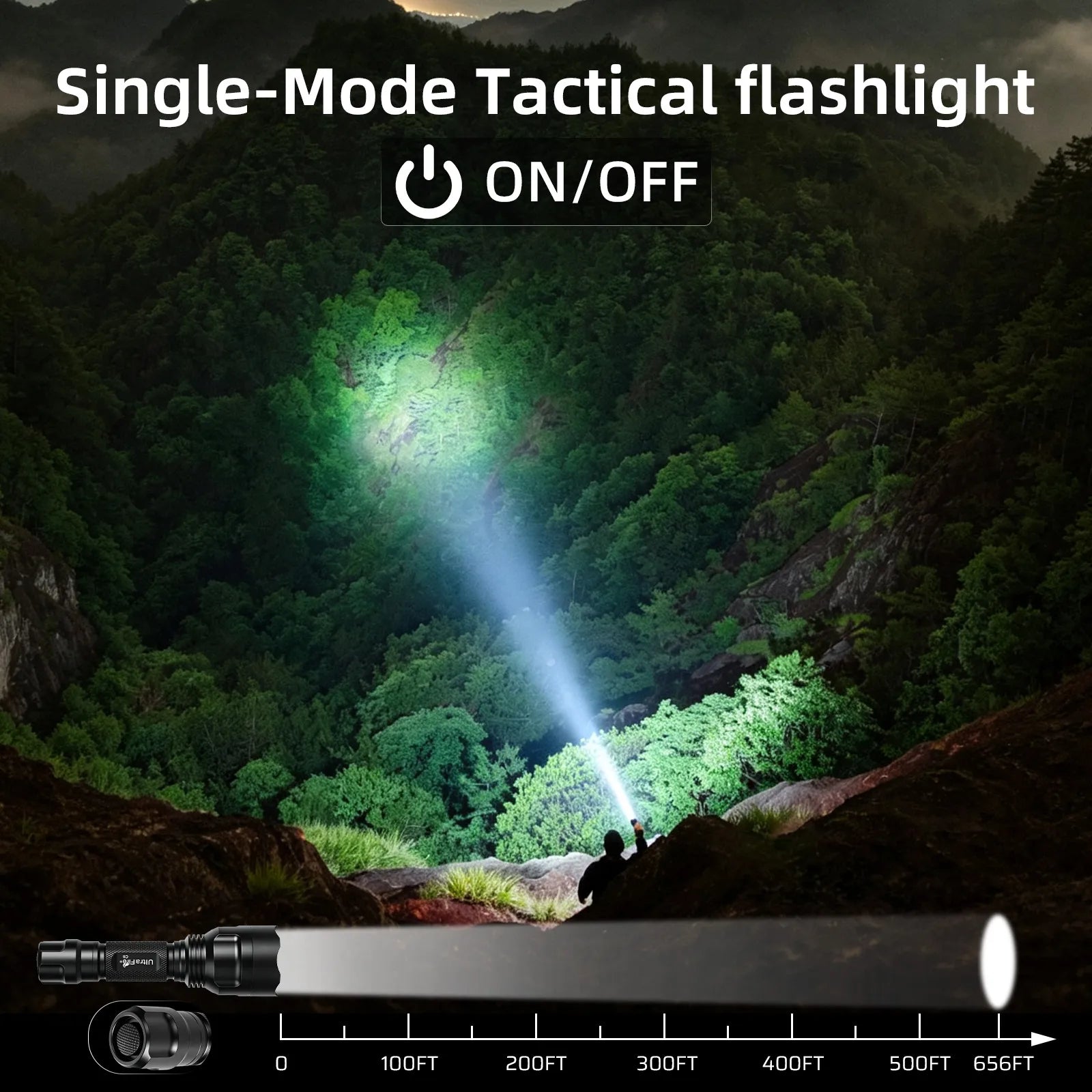 UltraFire® C8 Tactical Flashlight