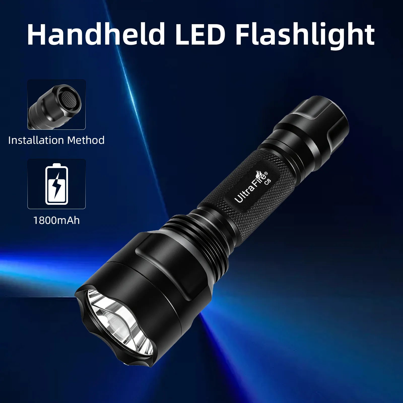 UltraFire® C8 Tactical Flashlight