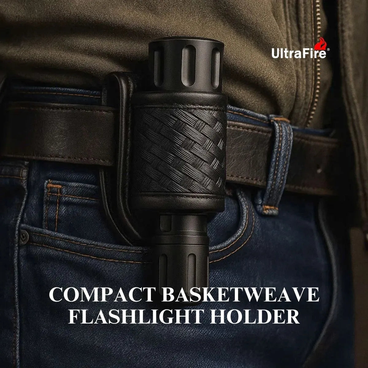 UltraFireCompactBasketweaveFlashlightHolder - UltraFire