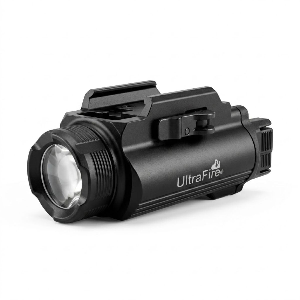 defendtek rechargable tactical led rail mounted gun flashlight MCCC 500 Lumens Mount Pistol Light with Strobe, Quick Release for Hunting, Black : Sports & Outdoors 600 Lumen Rechargeable Pistol Light