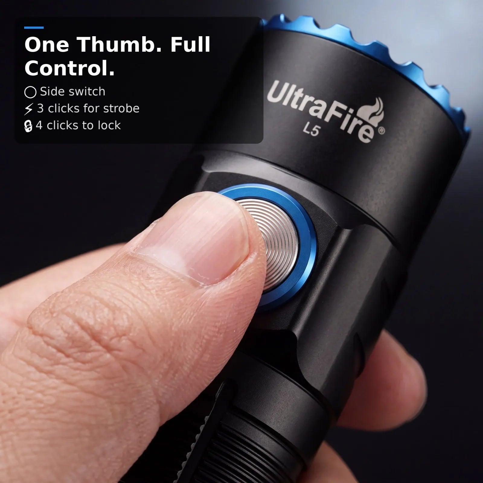 UltraFire® L5 Long-Distance EDC Flashlight