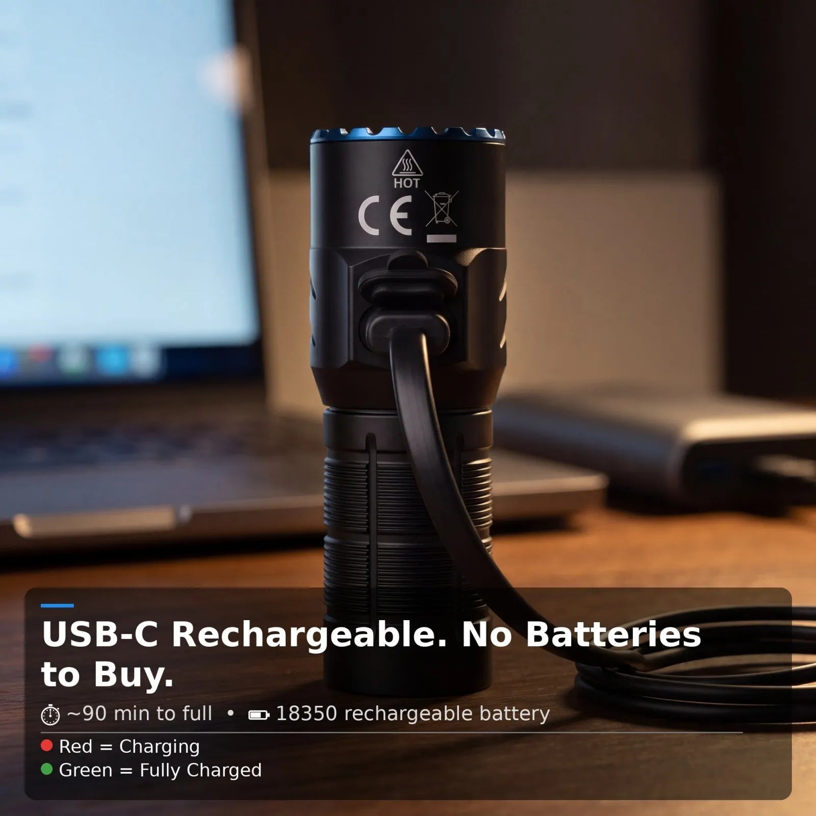 UltraFire® L5 Long-Distance EDC Flashlight