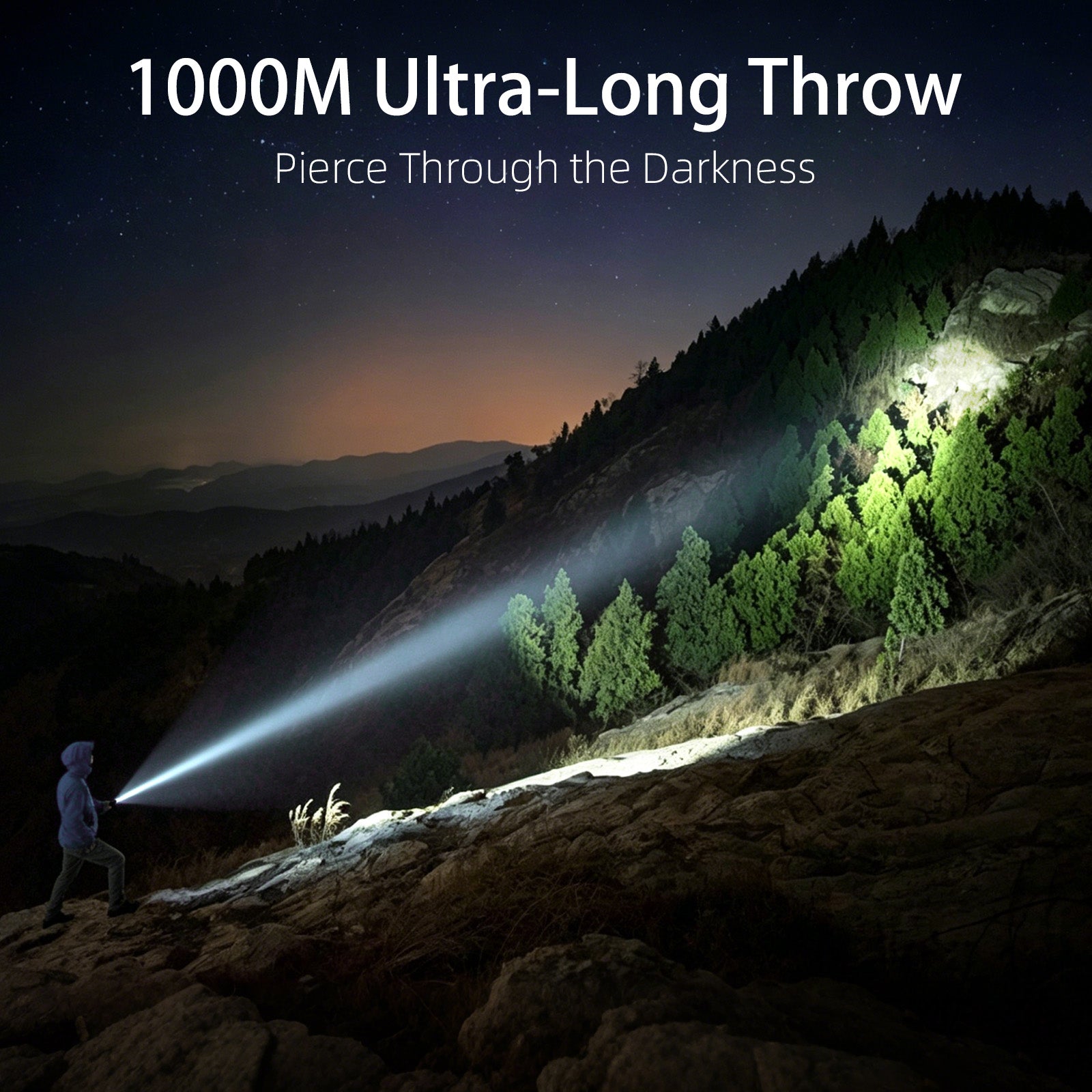 UltraFire® LW20X PRO Long-Range Flashlight