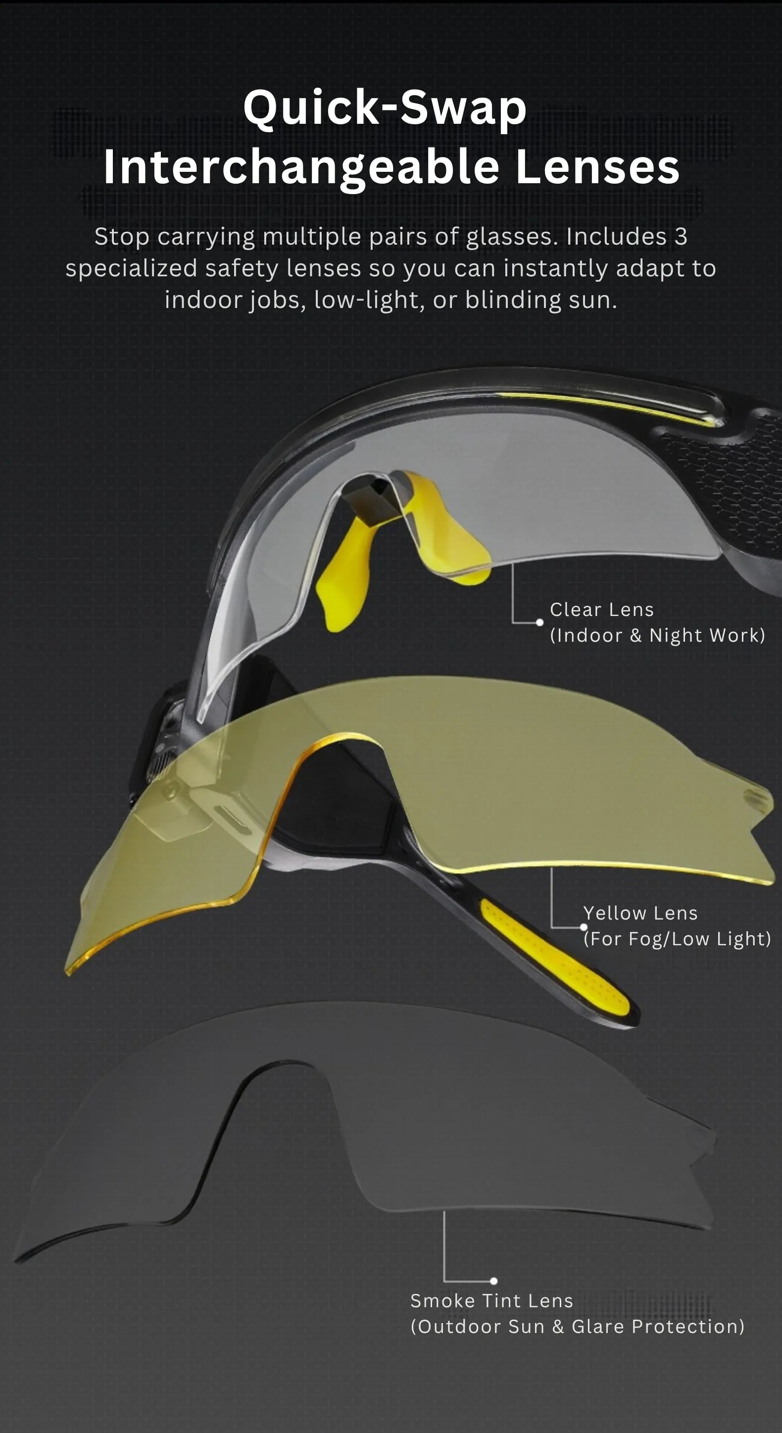 UltraFire® MEC-X2 LED Glasses