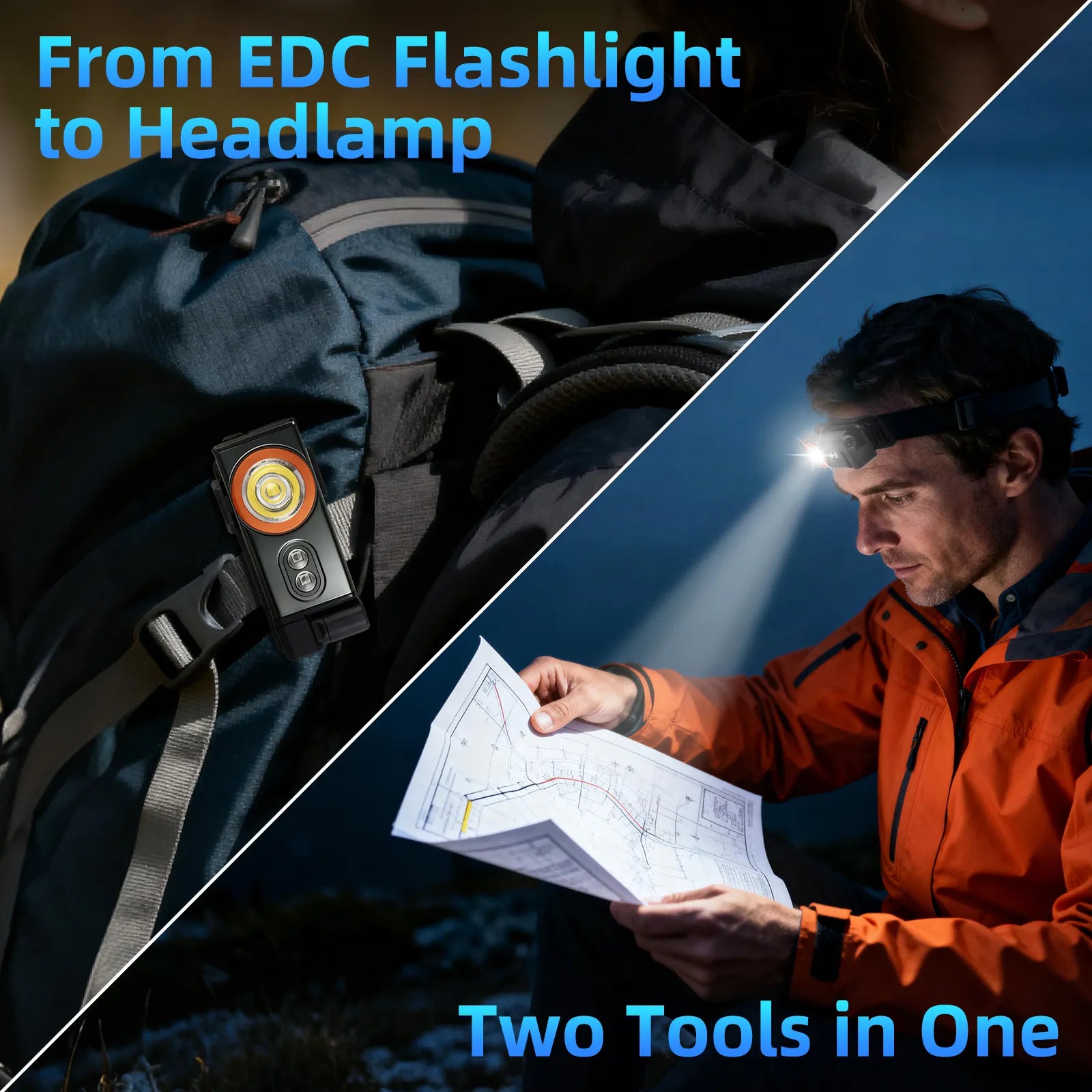 UltraFireP4EDCMagneticHeadlamp_500LMRechargeablewithRedLight_DetachableDesign_3 - UltraFire