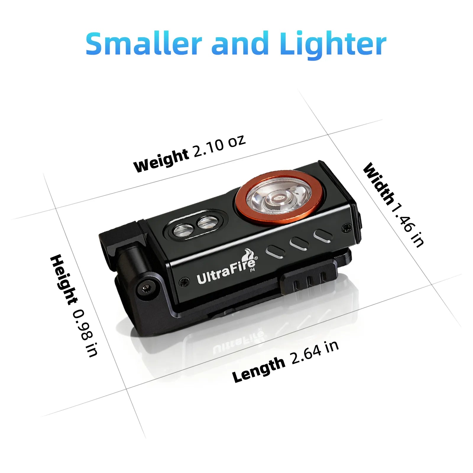UltraFireP4EDCMagneticHeadlamp_500LMRechargeablewithRedLight_DetachableDesign_6 - UltraFire