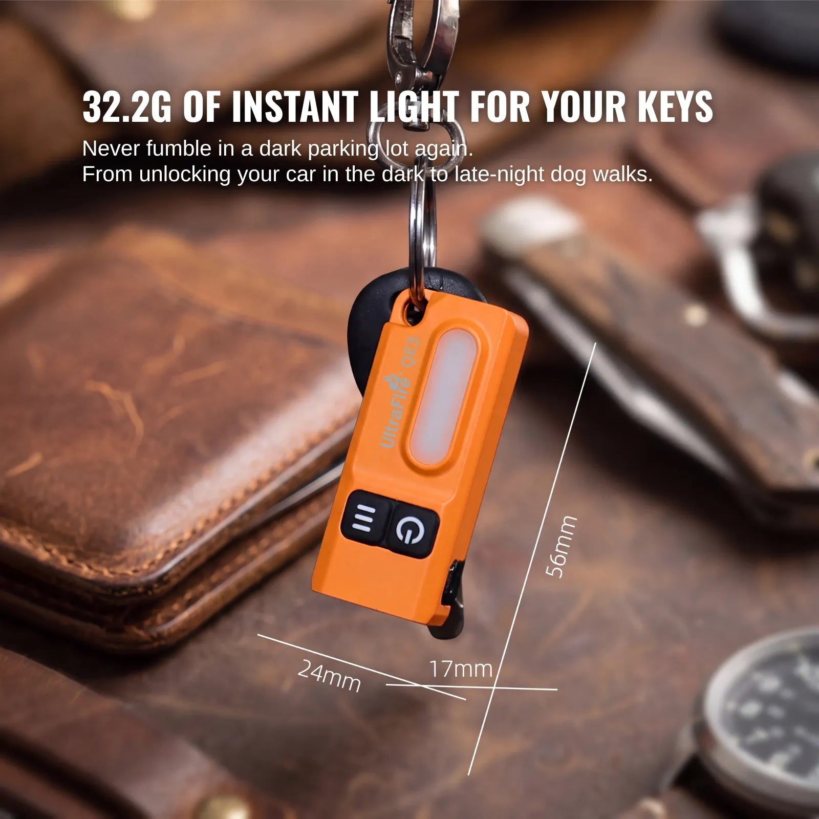 UltraFire® QE3 Mini EDC Flashlight