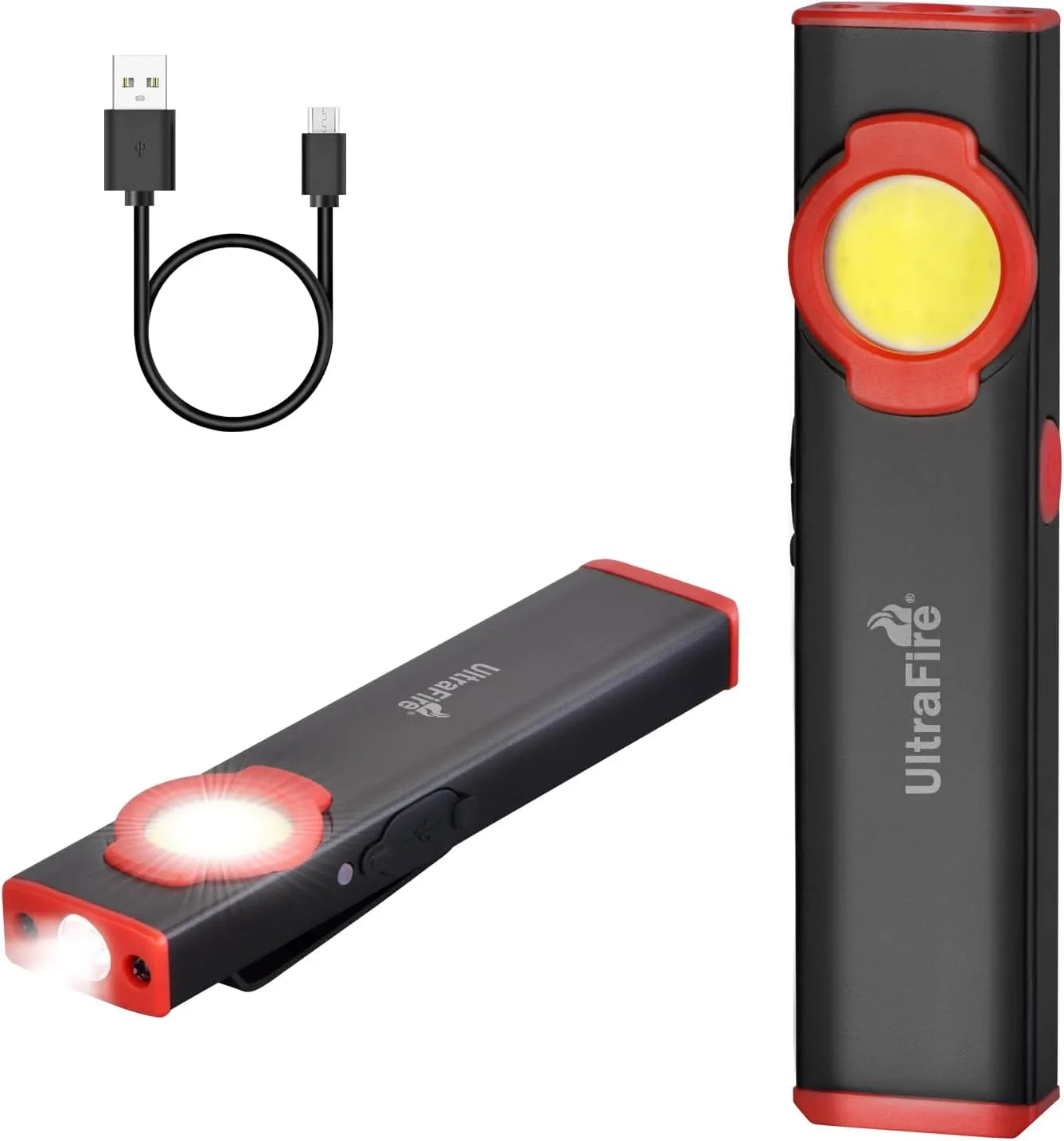 UltraFire Ultra-Light Rechargeable Flashlight for Repair & EDC