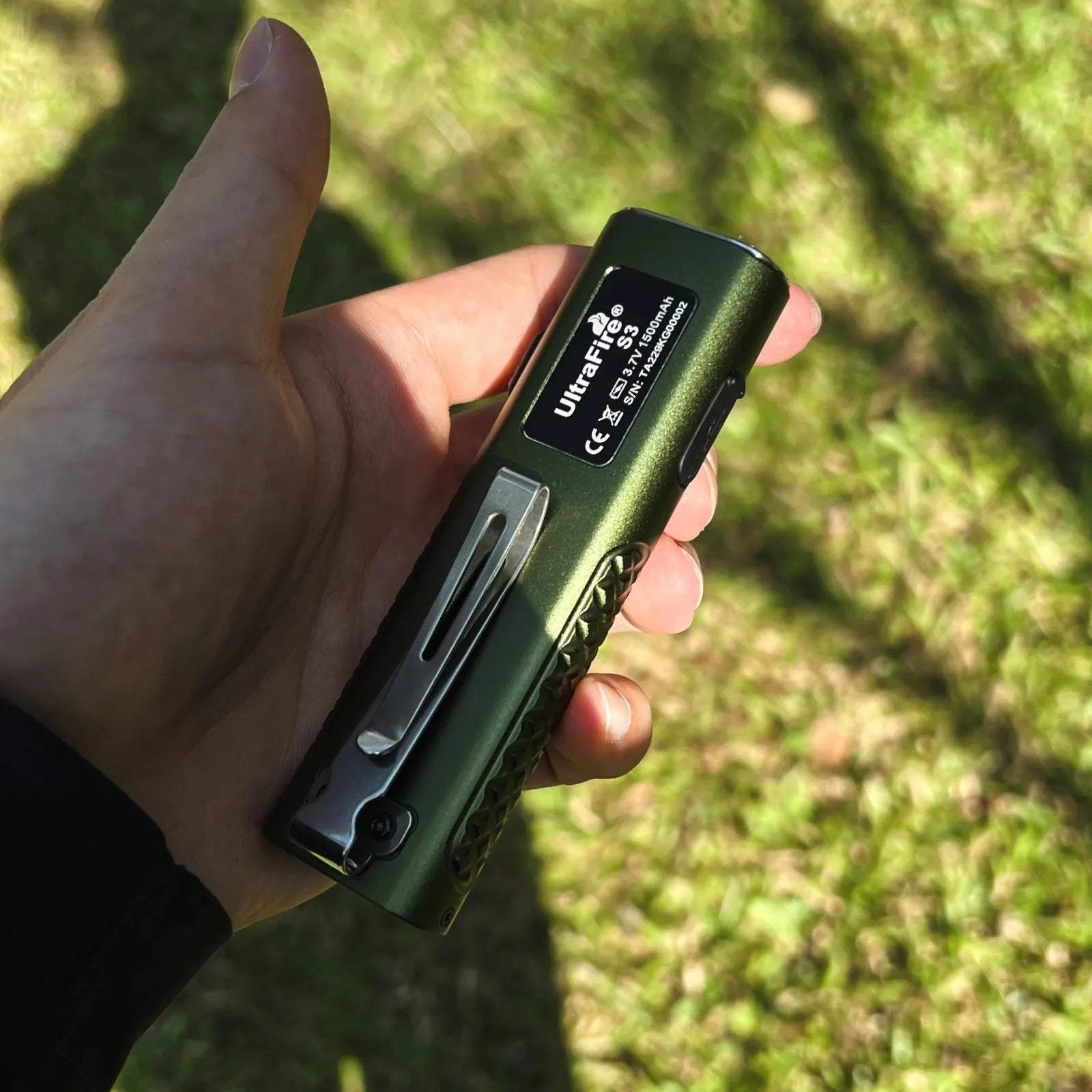 UltraFire S3 Flat EDC Flashlight