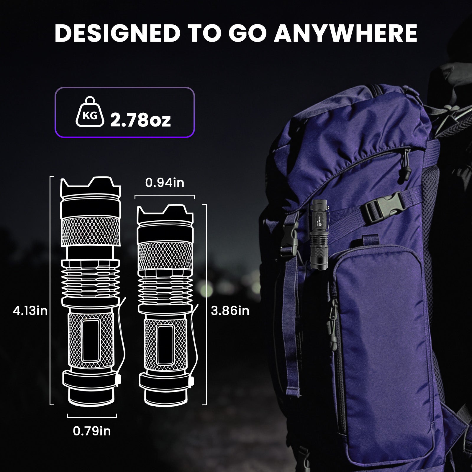 UltraFire® SK68-XUV Flashlight