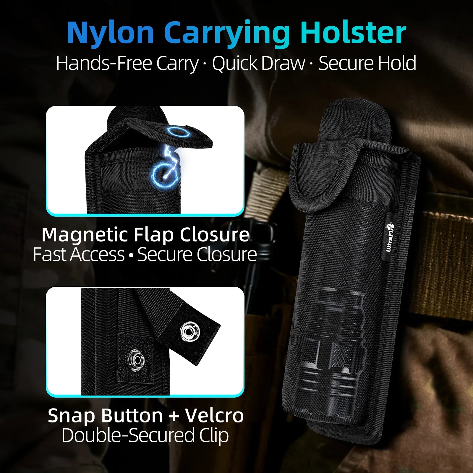 UltraFire T1 X Rechargeable Tactical Flashlight