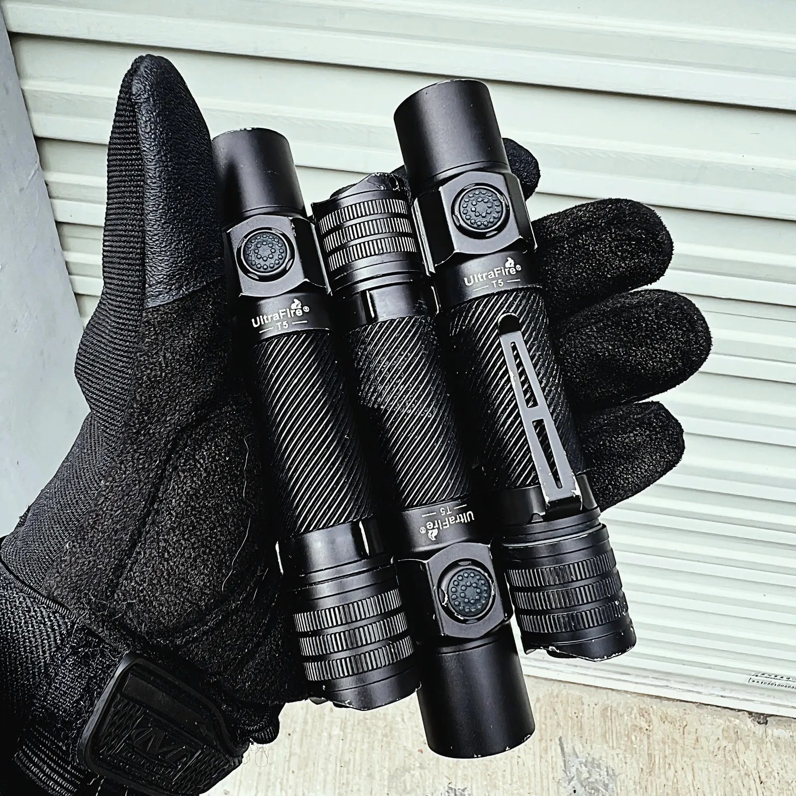UltraFire T5 Rechargeable Tactical Flashlight with Holster YBH-766