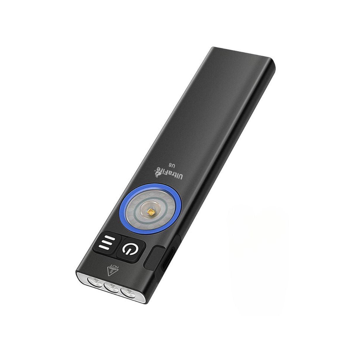 UltraFire U8 EDC Rechargeable Slim Flashlight – 650 Lumens | COB RGB | Magnetic Tail | USB-C | Strobe Mode