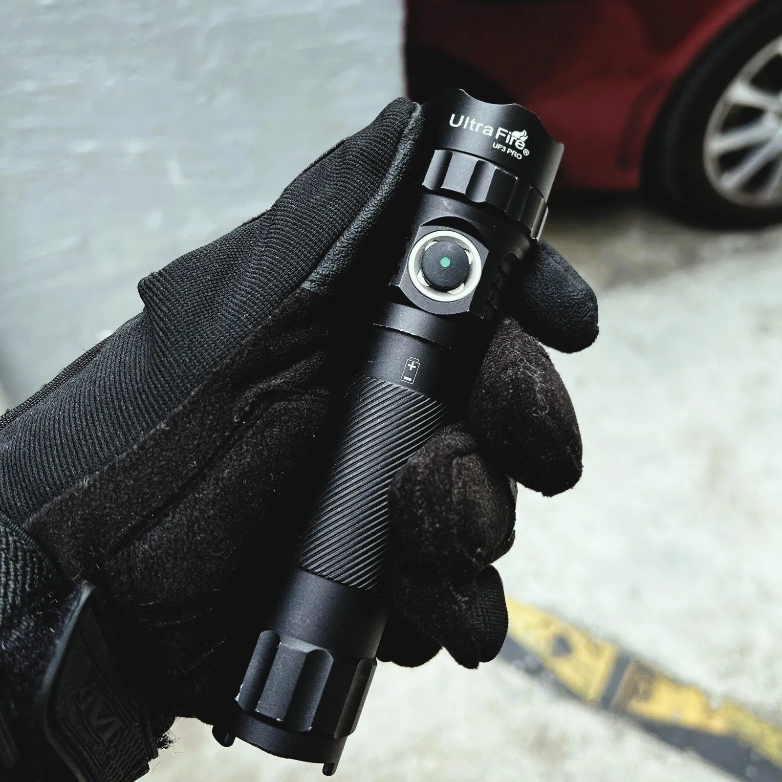 Ultrafire Knight UltraFire UF3 PRO Rechargeable Tactical Flashlight - 1800 LUMENS