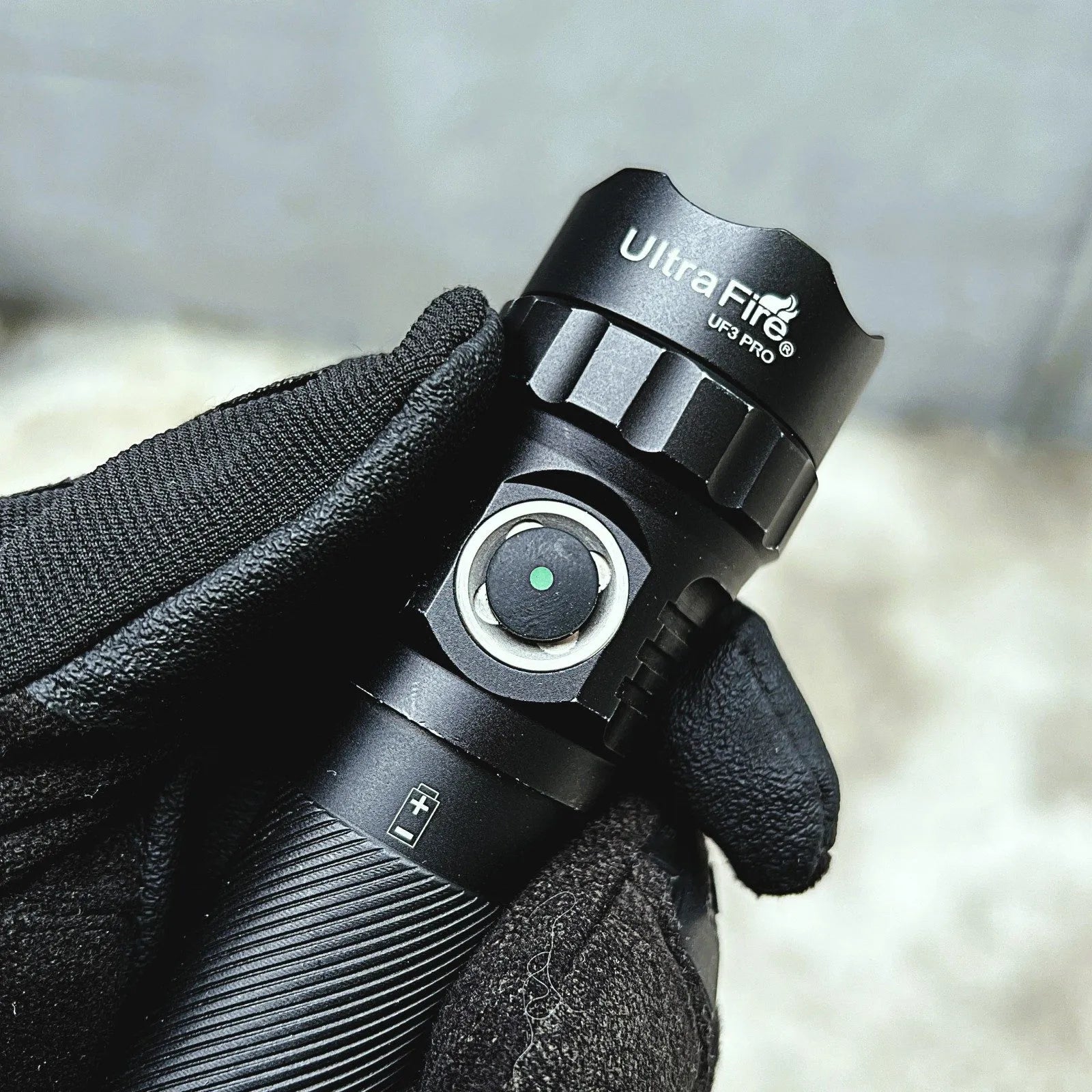 Ultrafire Knight UltraFire UF3 PRO Rechargeable Tactical Flashlight - 1800 LUMENS