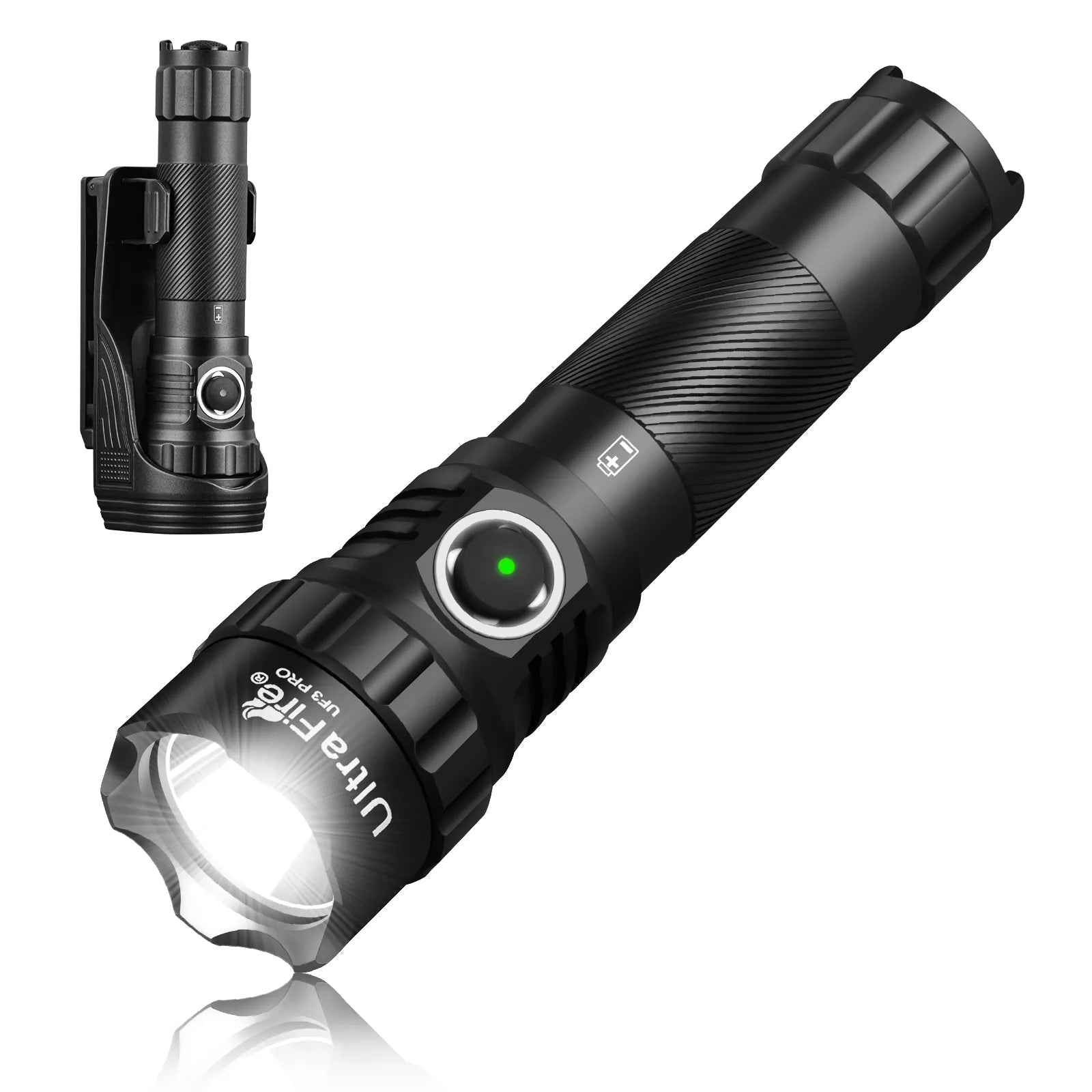 UltraFire® UF3 PRO Rechargeable Tactical Flashlight UltraFire® UF3 PRO Rechargeable Tactical Flashlight