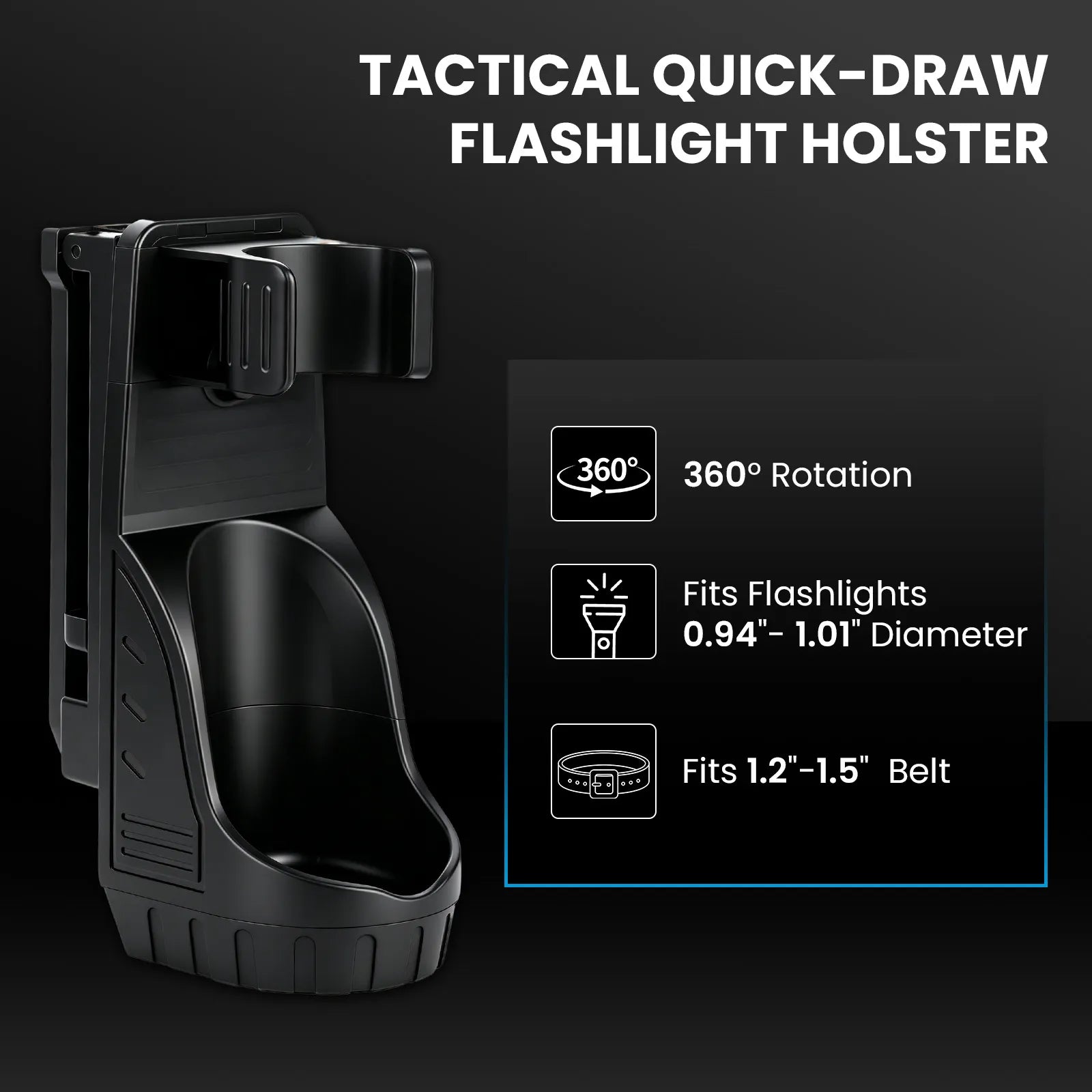 UltraFire W66 Drehbares Taschenlampenholster