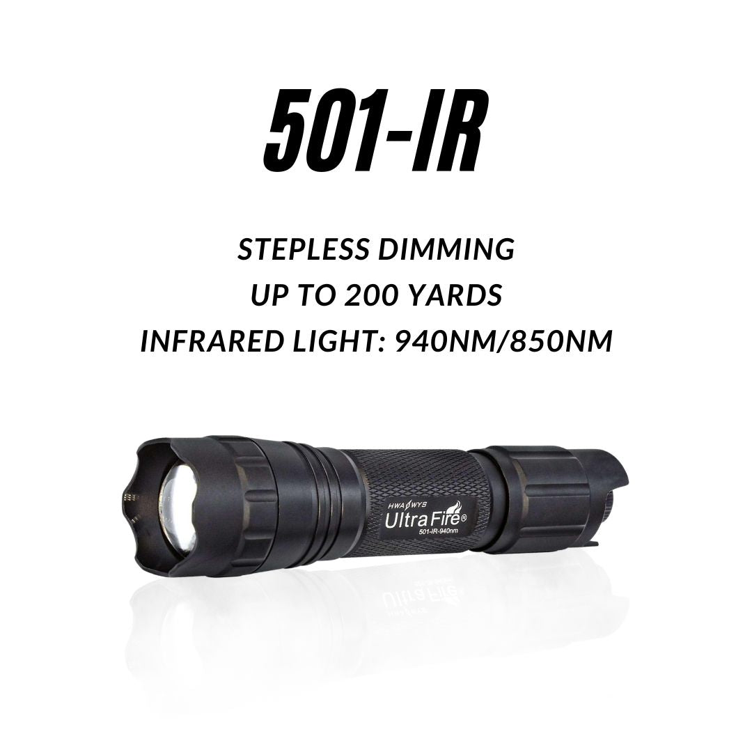 501-IR Infrared Hunting Flashlight - UltraFire