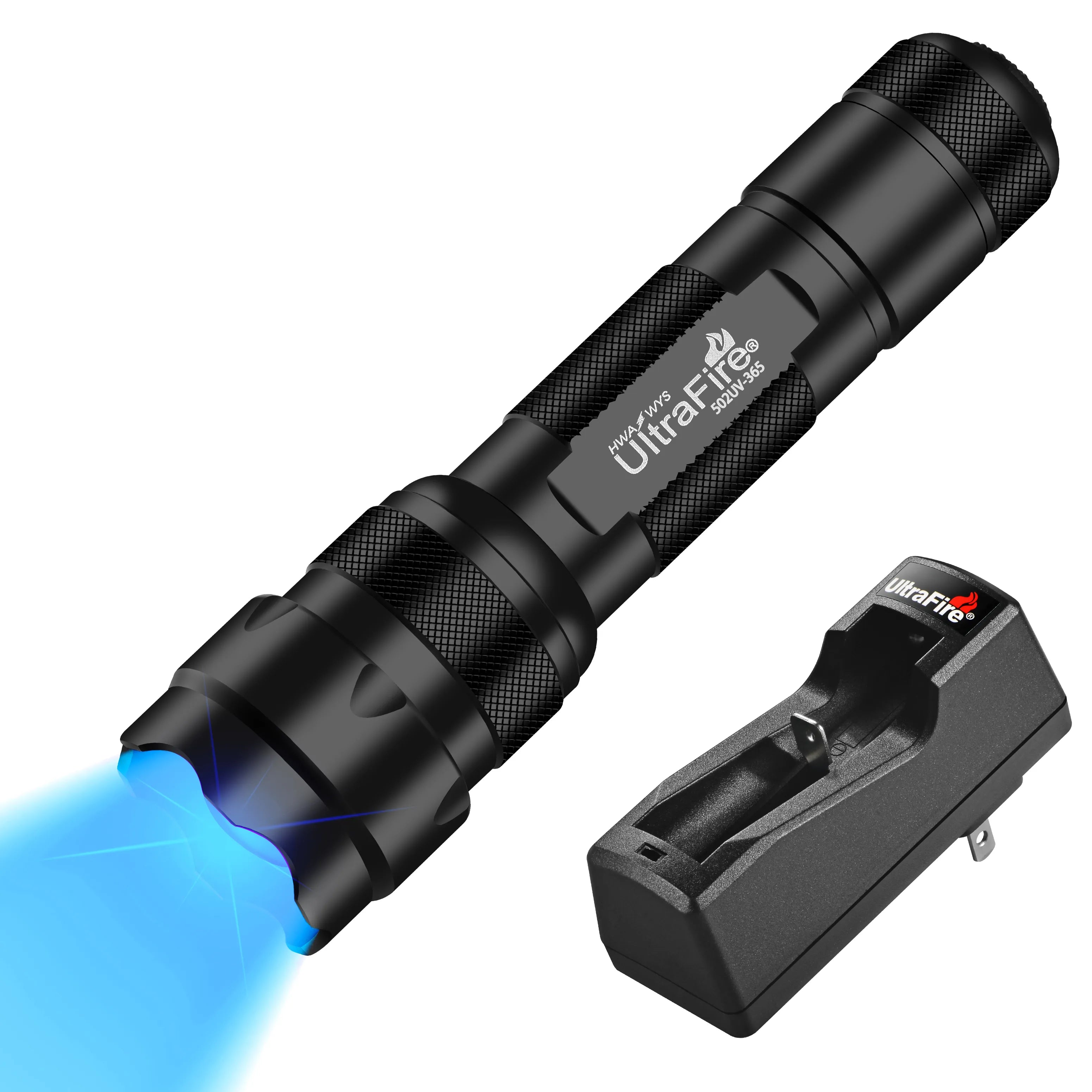 UltraFire® 502UV-365nm UV Flashlight