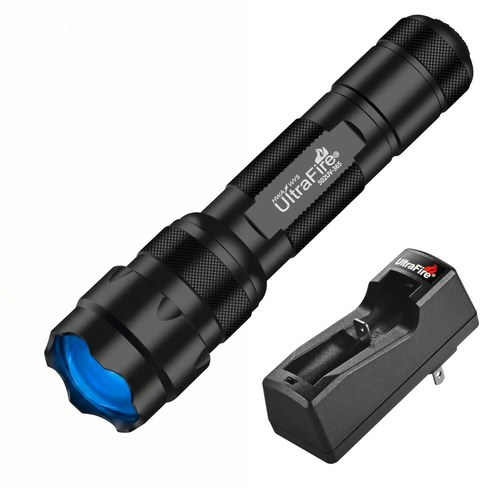 UltraFire® 502UV-365nm UV Flashlight