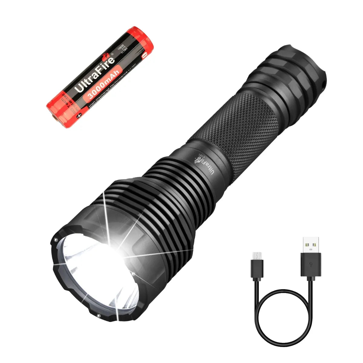 UltraFire® C15 Rechargeable Tactical Flashlight UltraFire® C15 Rechargeable Tactical Flashlight