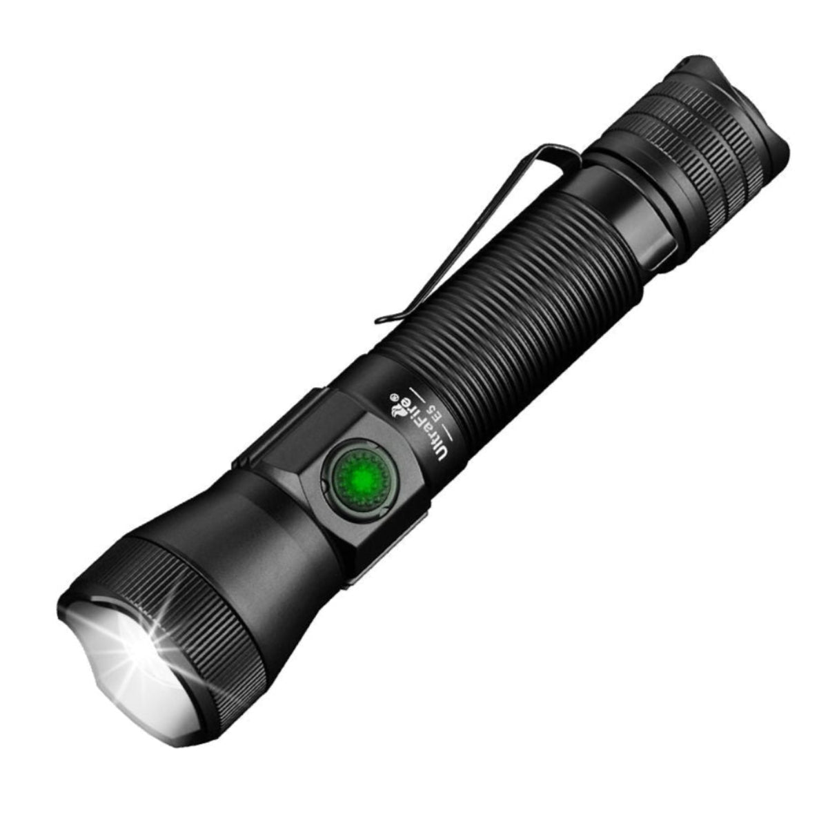 UltraFire E5 Rechargeable Tactical Flashlight - 1350LM Zoomable