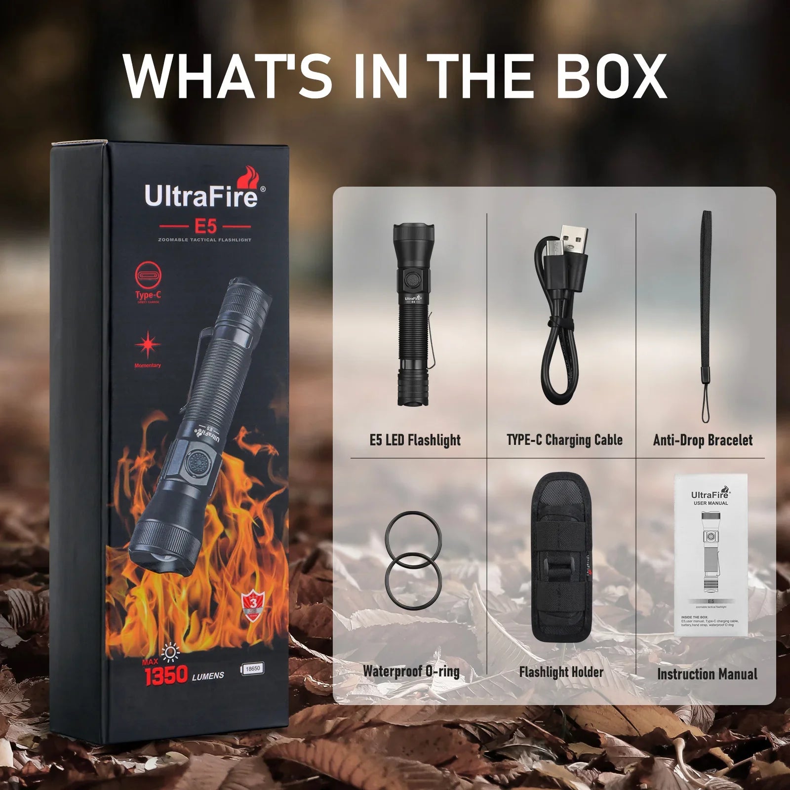 UltraFire_E5_Rechargeable_Tactical_Flashlight_-_1350LM_Zoomable_12_e10c011b-8a97-41ff-bfc7-b8b8b0383adb - UltraFire