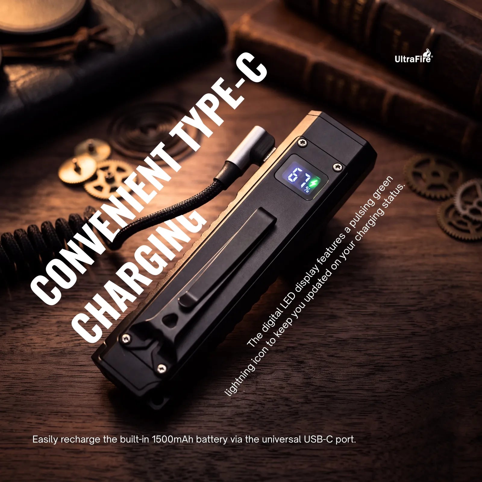 UltraFire® EX3 Flat EDC Flashlight