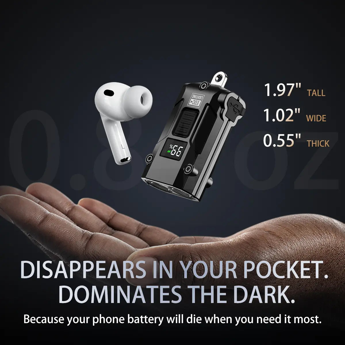 UltraFire® KE3 Keychain Flashlight