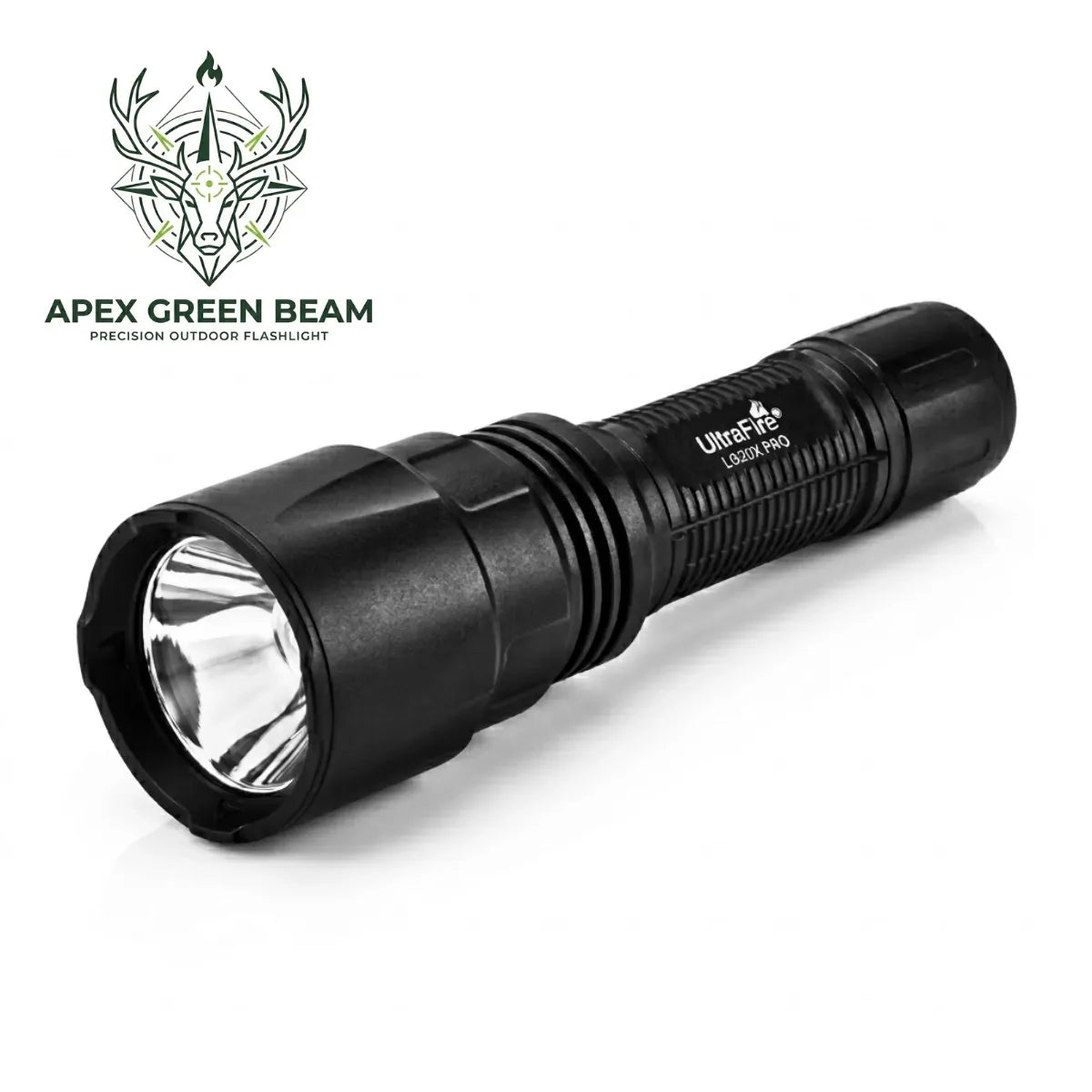 UltraFire® LG20X PRO Green Led Flashlight