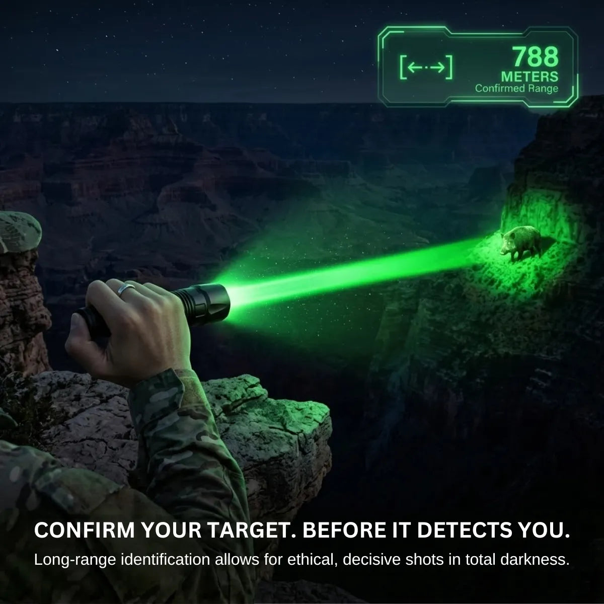 UltraFire® LG20X PRO Green Led Flashlight