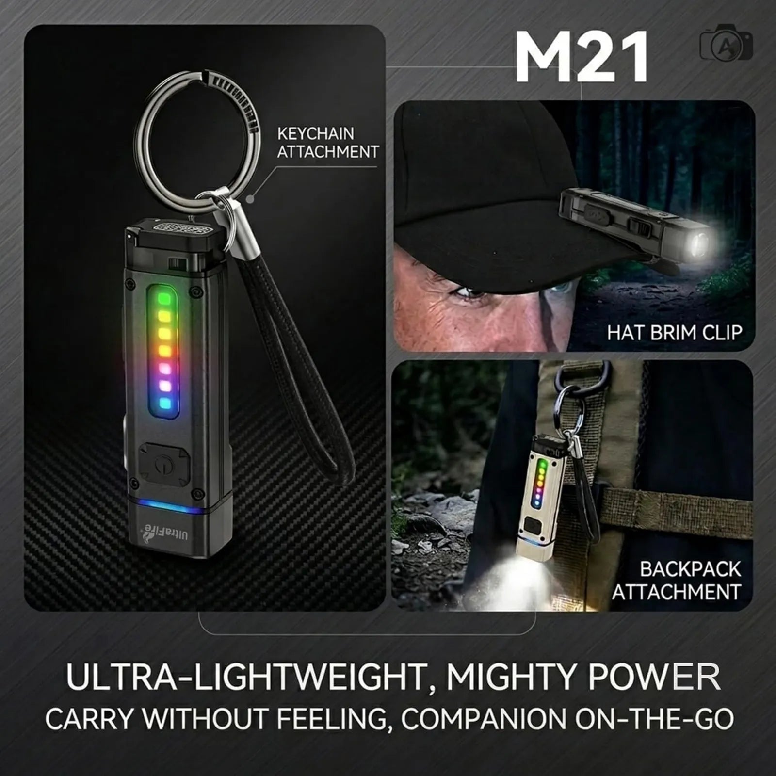UltraFire® M21 Mini EDC Flashlight